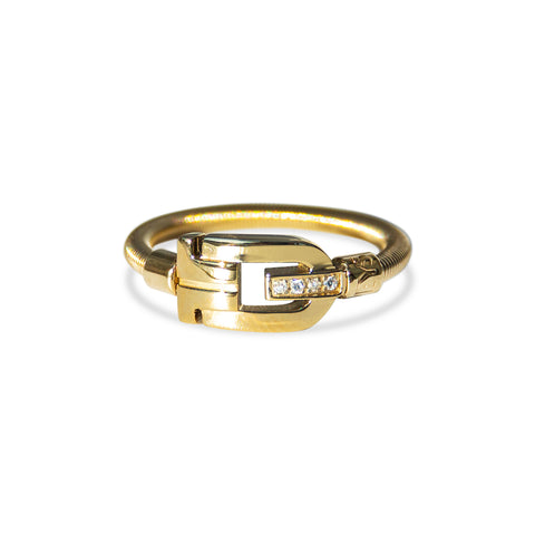 Diapason VIBES Ring - Yellow with Diamonds