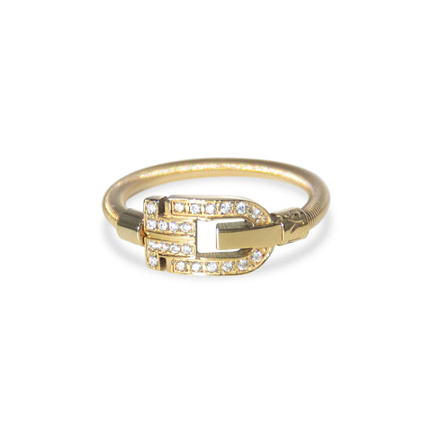 Diapason VIBES Ring - Yellow with Diamonds